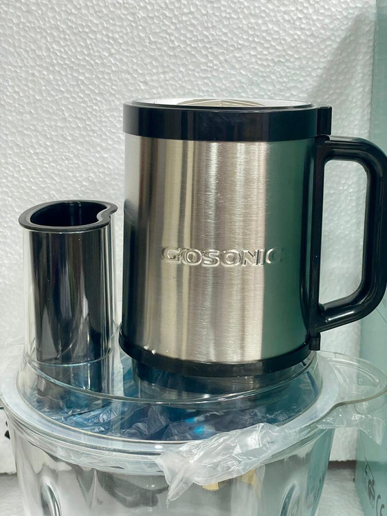 خردکن و سالاد ساز 5 کاره گوسونیک- ظرفیت 4/5 لیتری دو مخزنه قدرت 3500W وات مدل SG-1200