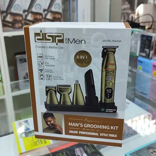 ست ماشین اصلاح موی صورت و بدن شارژی دی اس پی مدل 90642A